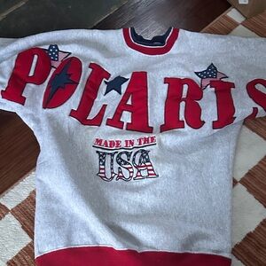 Vintage Polaris sweatshirt crewneck medium unisex